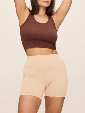 🆕️ Thighsociety 'Cooling' Short in Beige 5" S/M